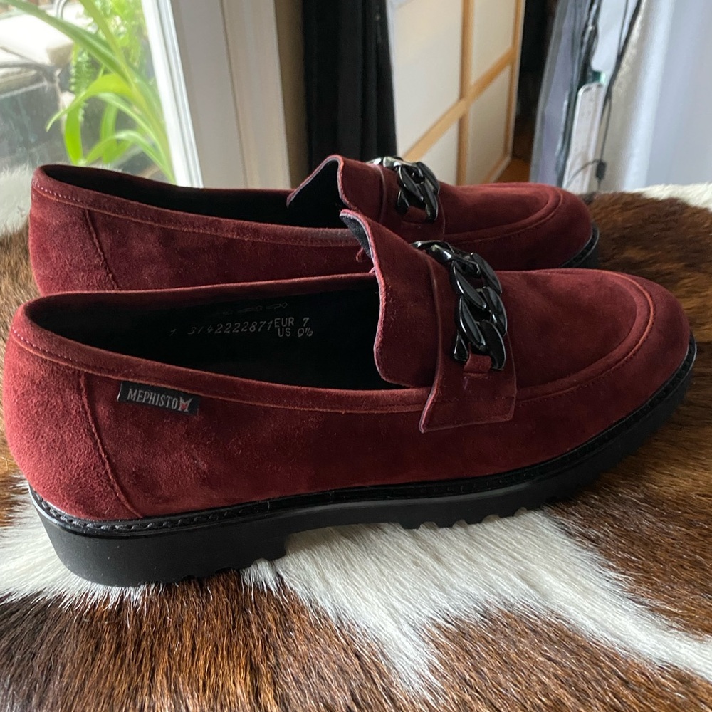 Mephisto Salka Loafer in Cordovan SZ 9 or 9.5 NEW - Picture 9 of 10